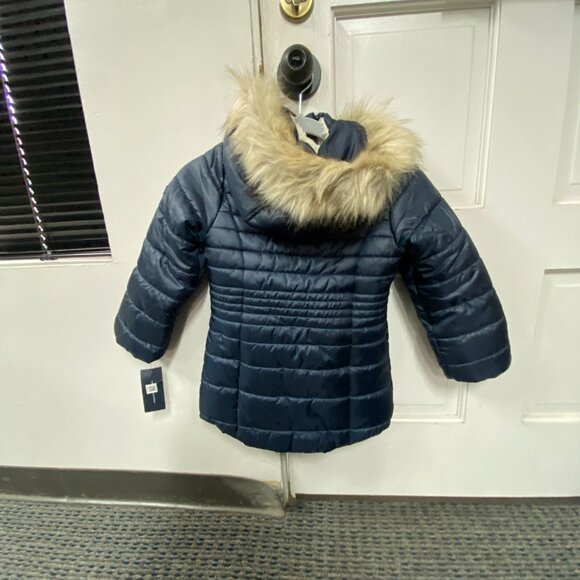 NWT! Tommy Hilfiger Girls Hooded Puffer Jacket  Size 5/6 - Picture 2 of 5